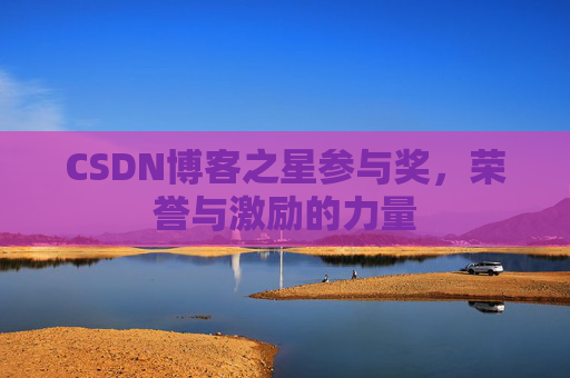 CSDN博客之星参与奖，荣誉与激励的力量